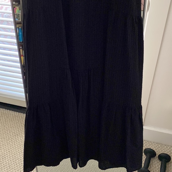 🖤🖤JENNI KAYNE Seersucker Summer Dress in Black🖤🖤 - Picture 7 of 10